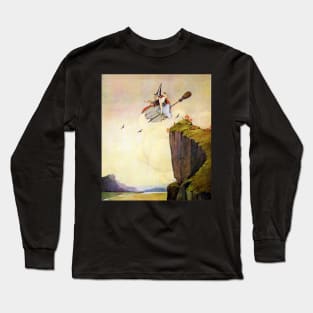 Little Witch by Ida Rentoul Outhwaite for "Fairyland" Long Sleeve T-Shirt